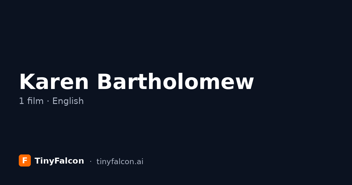 Karen Bartholomew