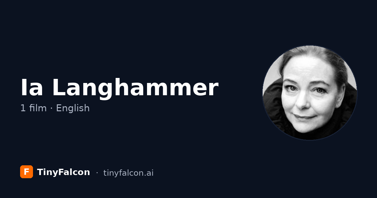Ia Langhammer