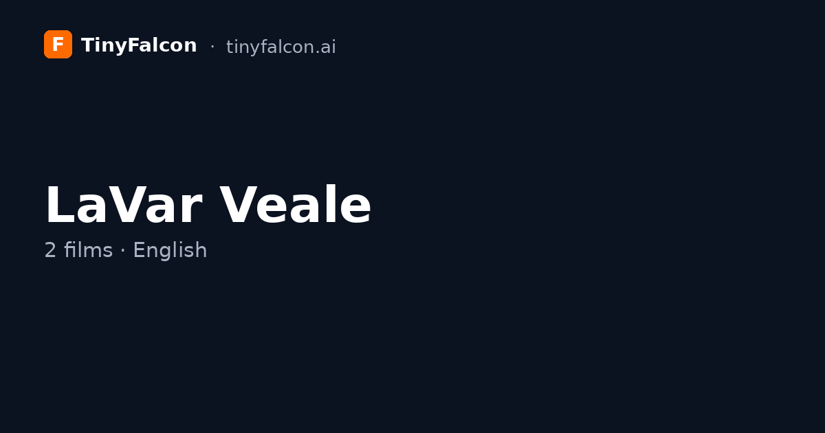 LaVar Veale