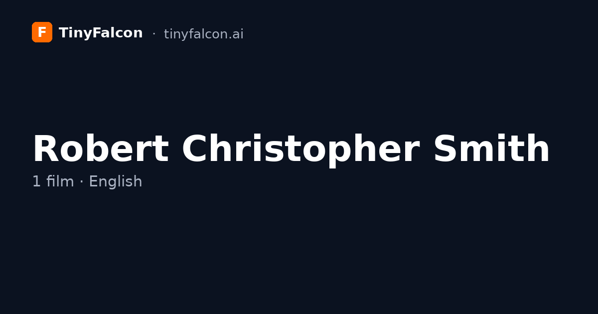 Robert Christopher Smith