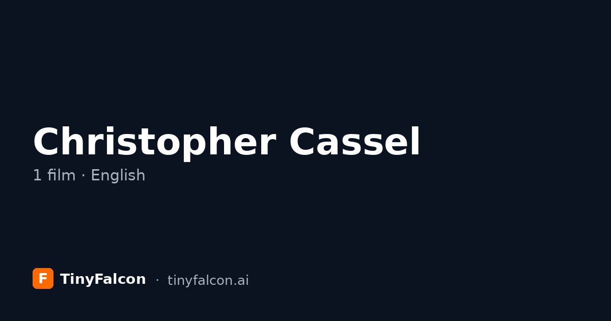 Christopher Cassel