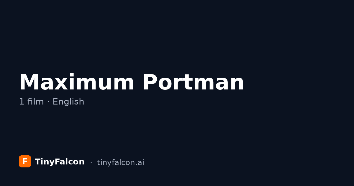 Maximum Portman