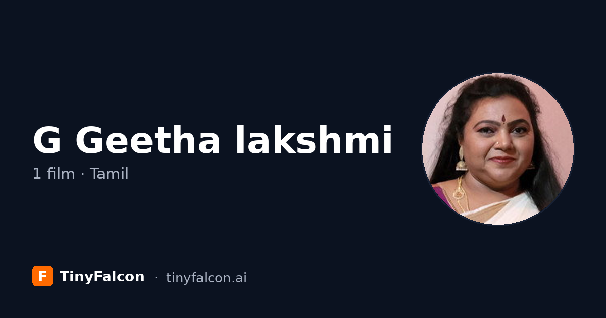 G Geetha lakshmi