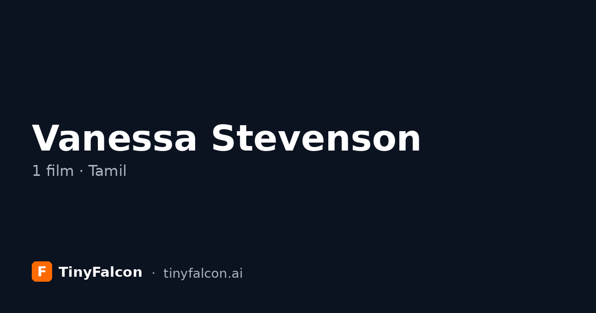 Vanessa Stevenson