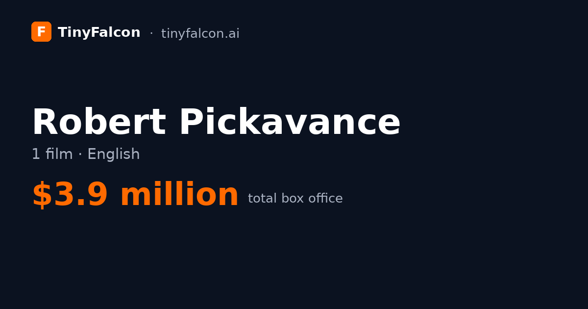 Robert Pickavance