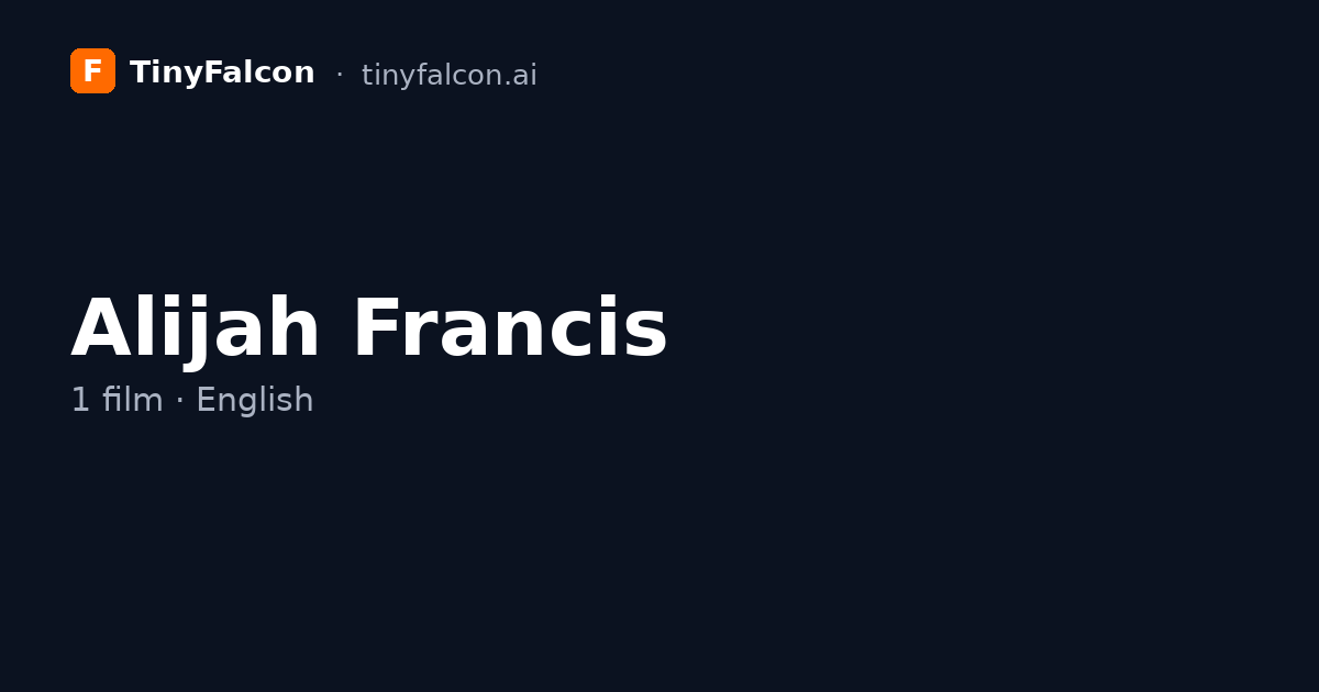 Alijah Francis