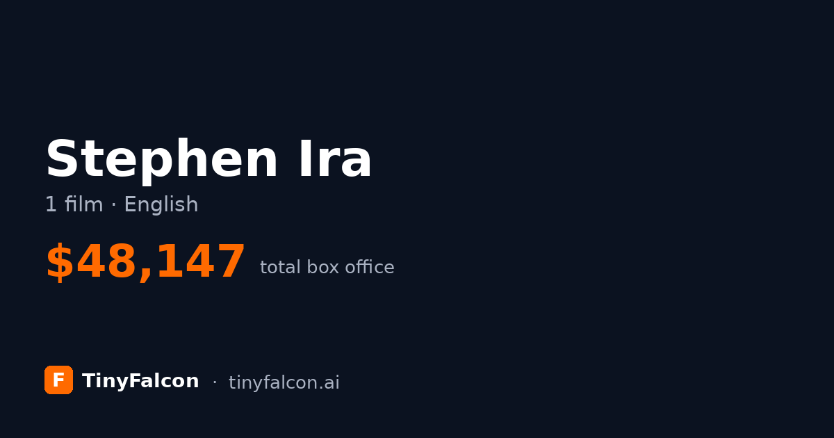 Stephen Ira