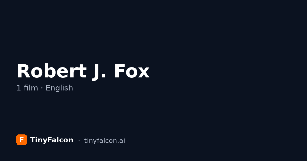 Robert J. Fox