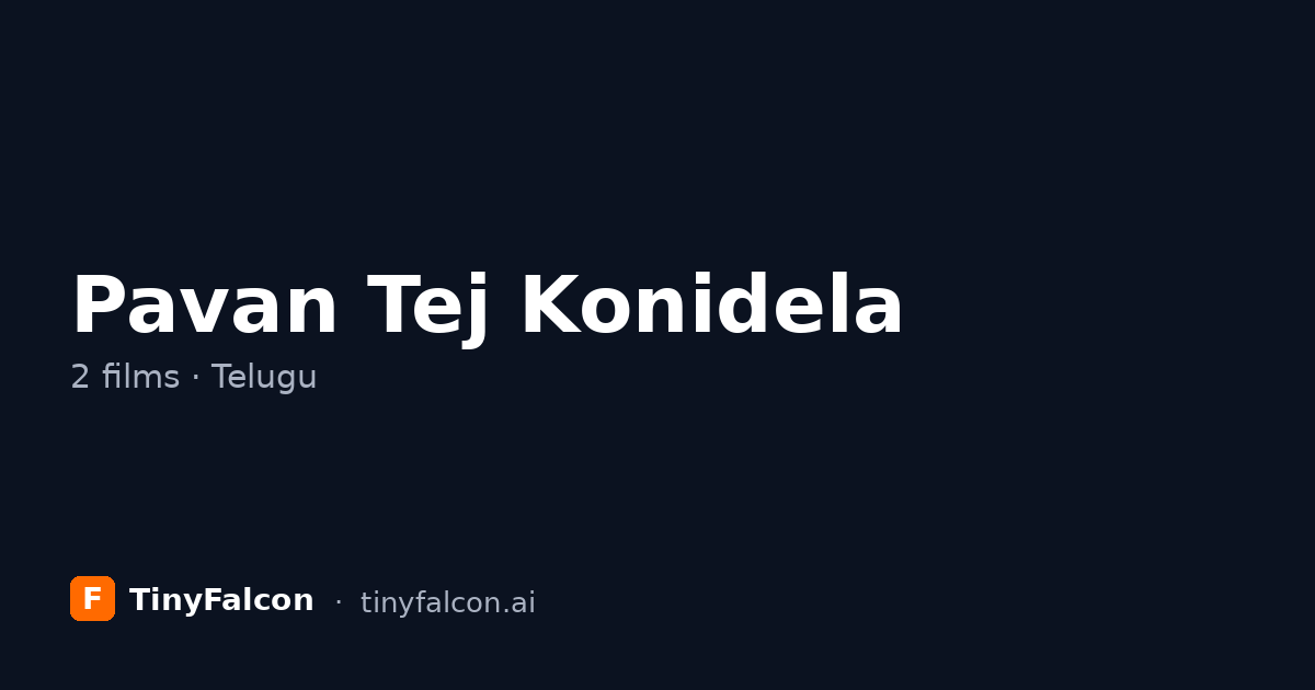 Pavan Tej Konidela
