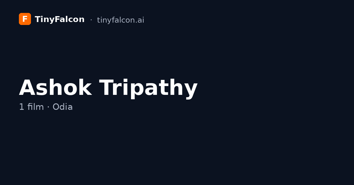 Ashok Tripathy
