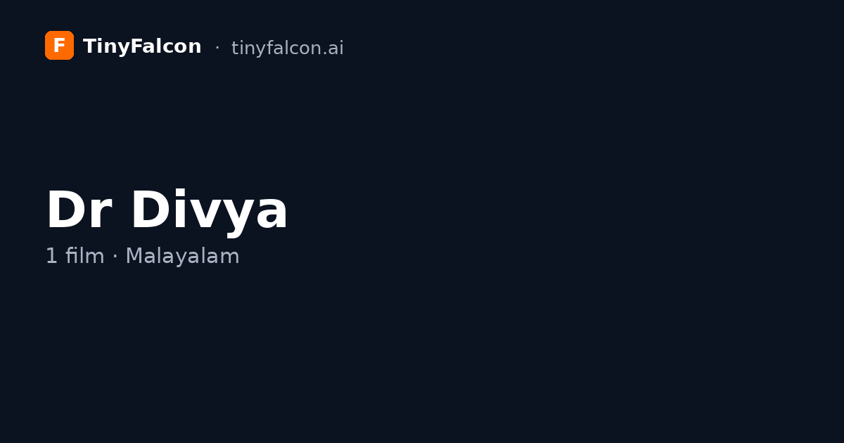 Dr Divya