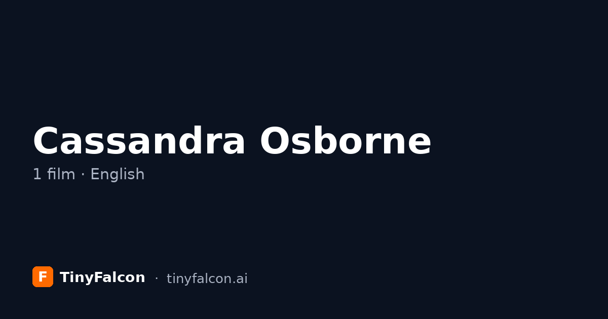 Cassandra Osborne