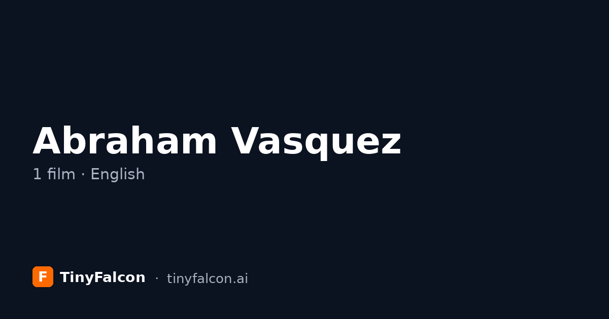 Abraham Vasquez