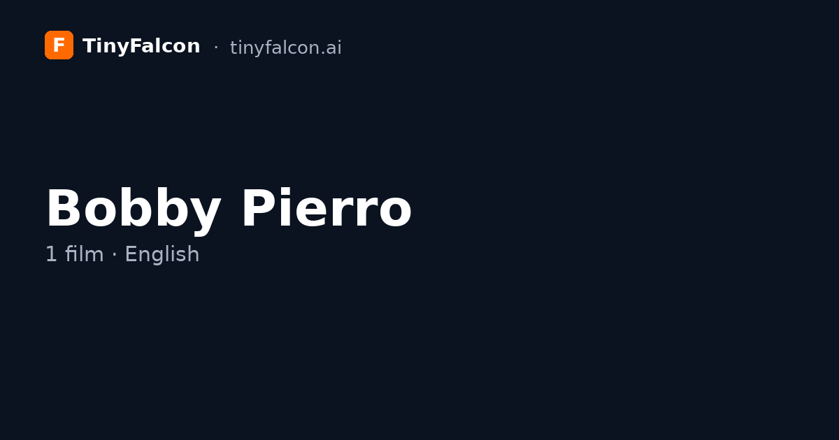 Bobby Pierro
