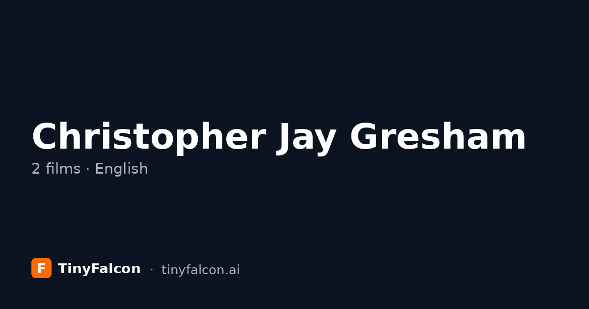 Christopher Jay Gresham
