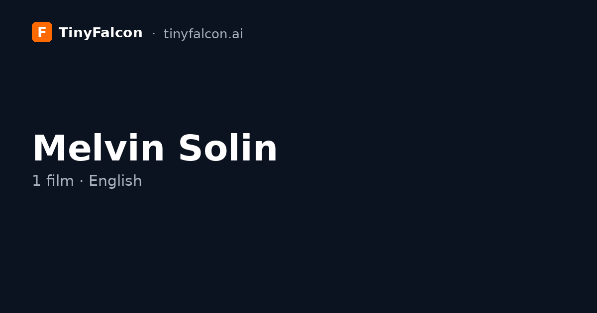 Melvin Solin