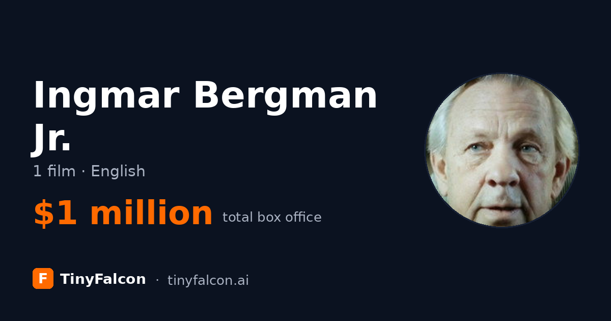 Ingmar Bergman Jr.