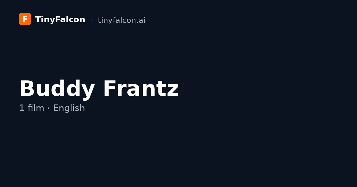 Buddy Frantz
