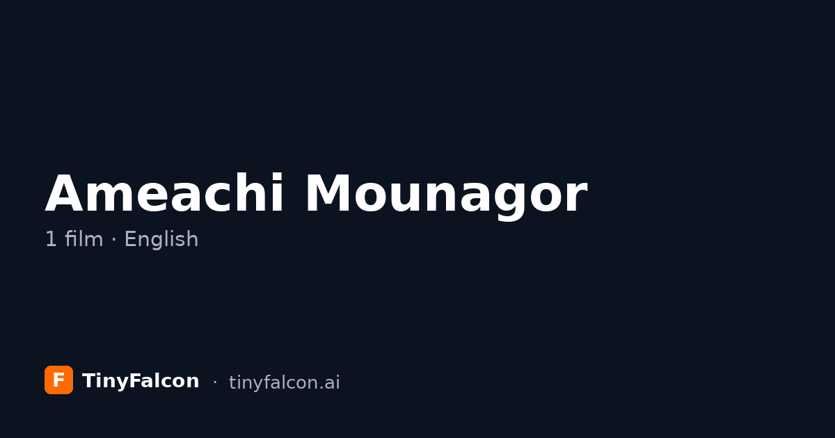 Ameachi Mounagor