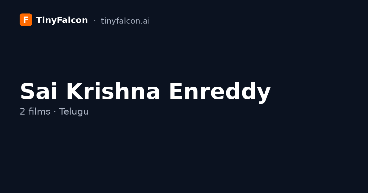 Sai Krishna Enreddy