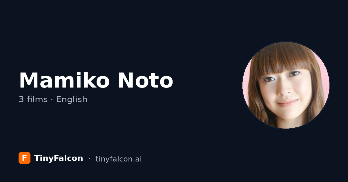 Mamiko Noto