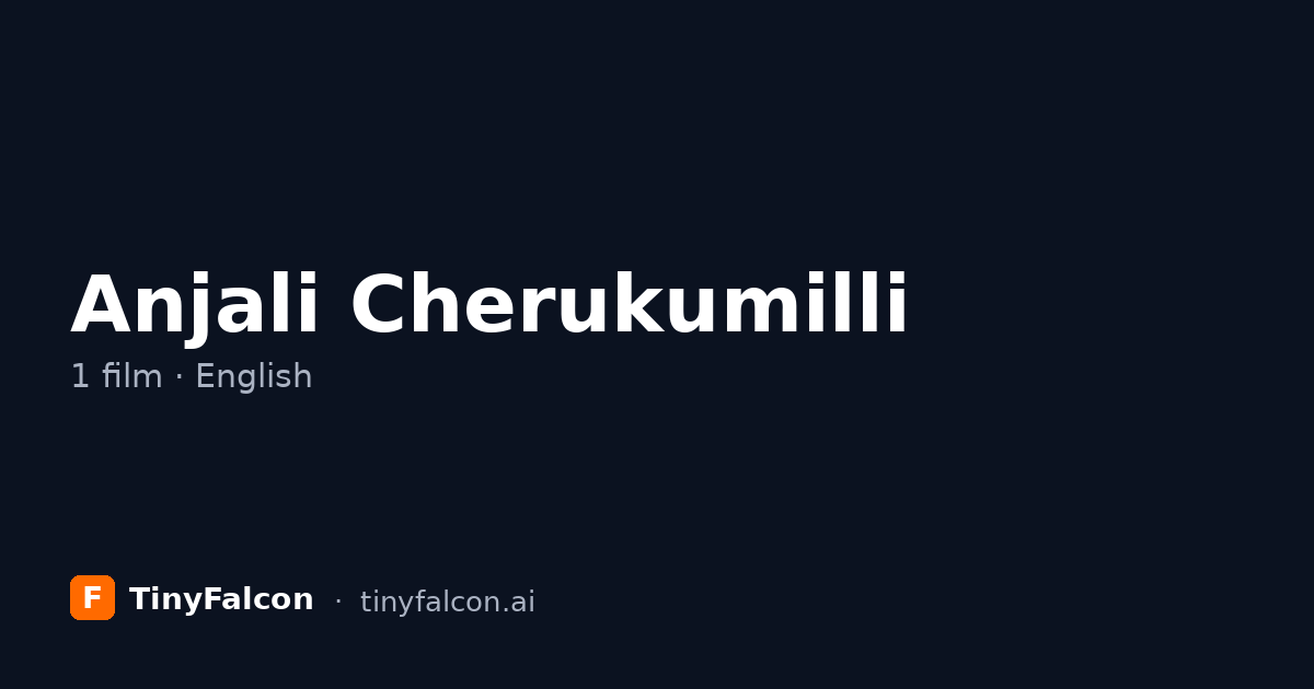 Anjali Cherukumilli