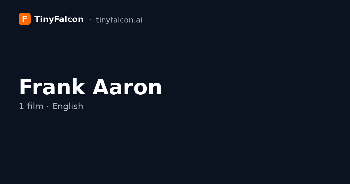 Frank Aaron