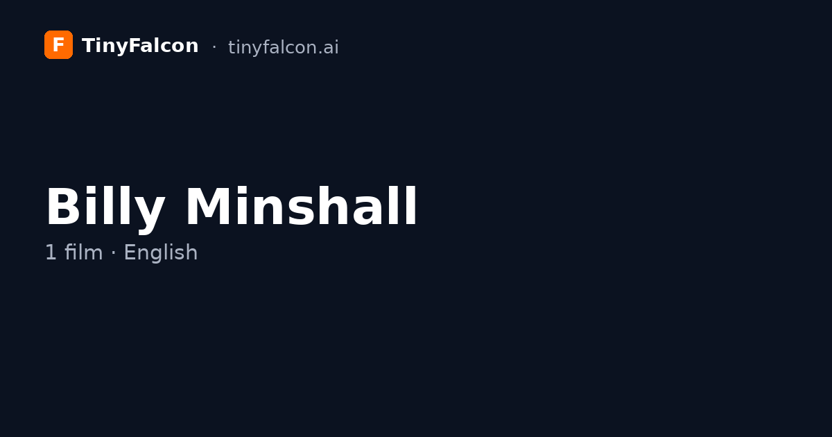 Billy Minshall