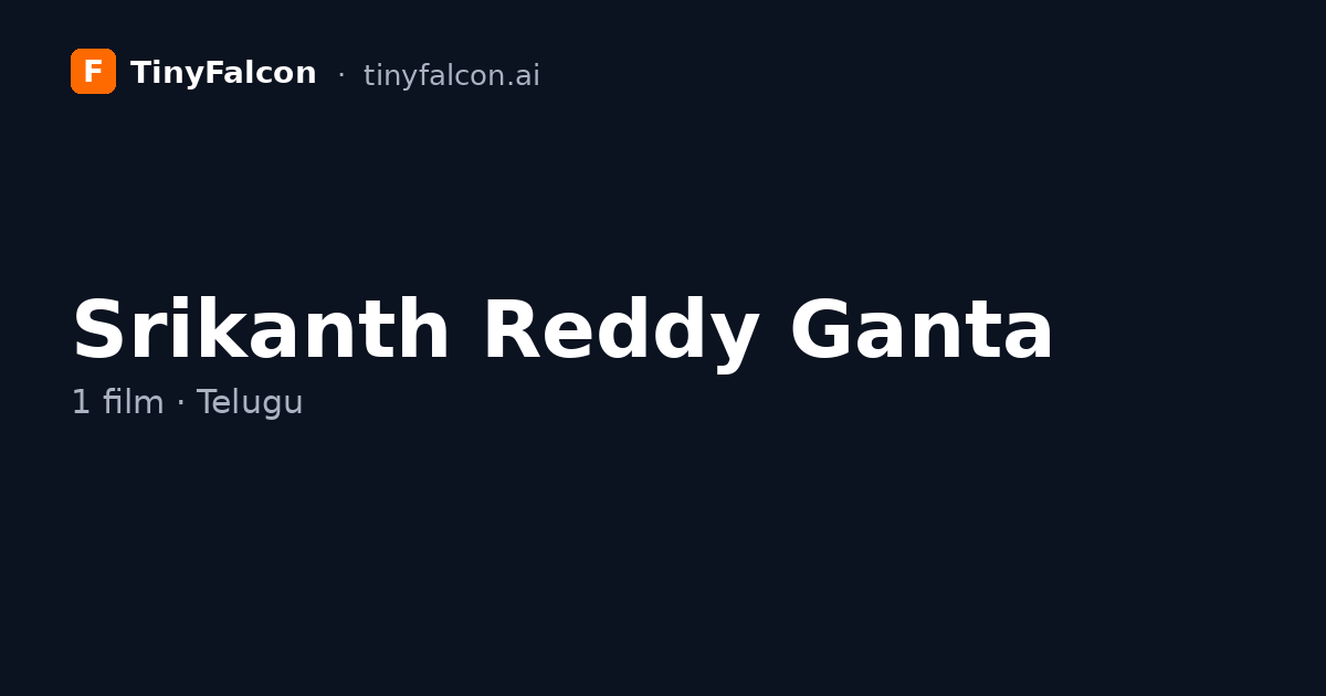 Srikanth Reddy Ganta