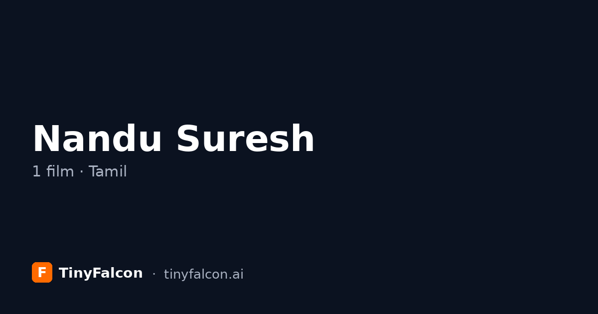 Nandu Suresh