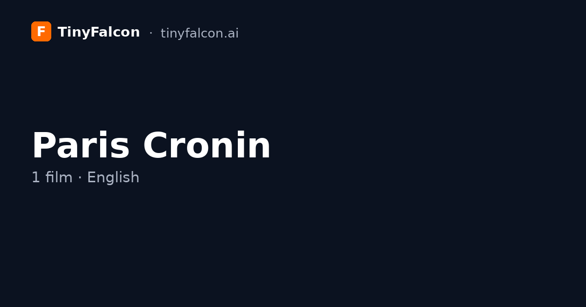 Paris Cronin