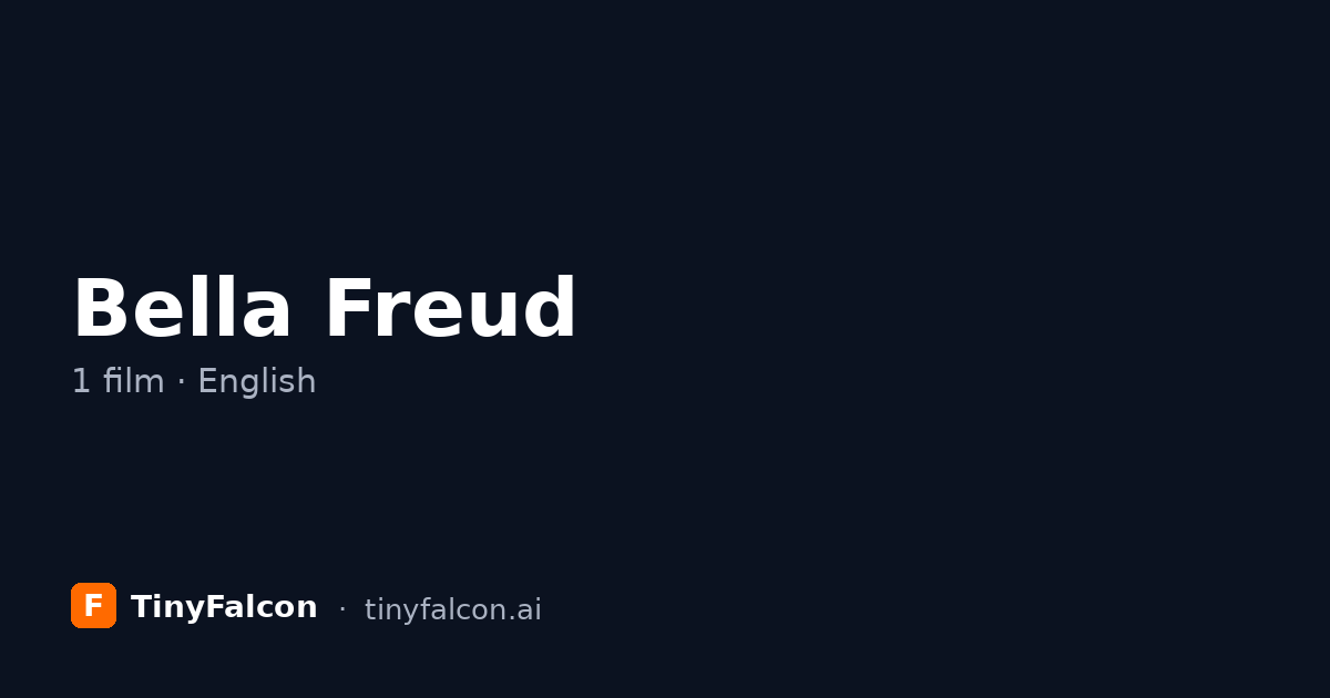 Bella Freud