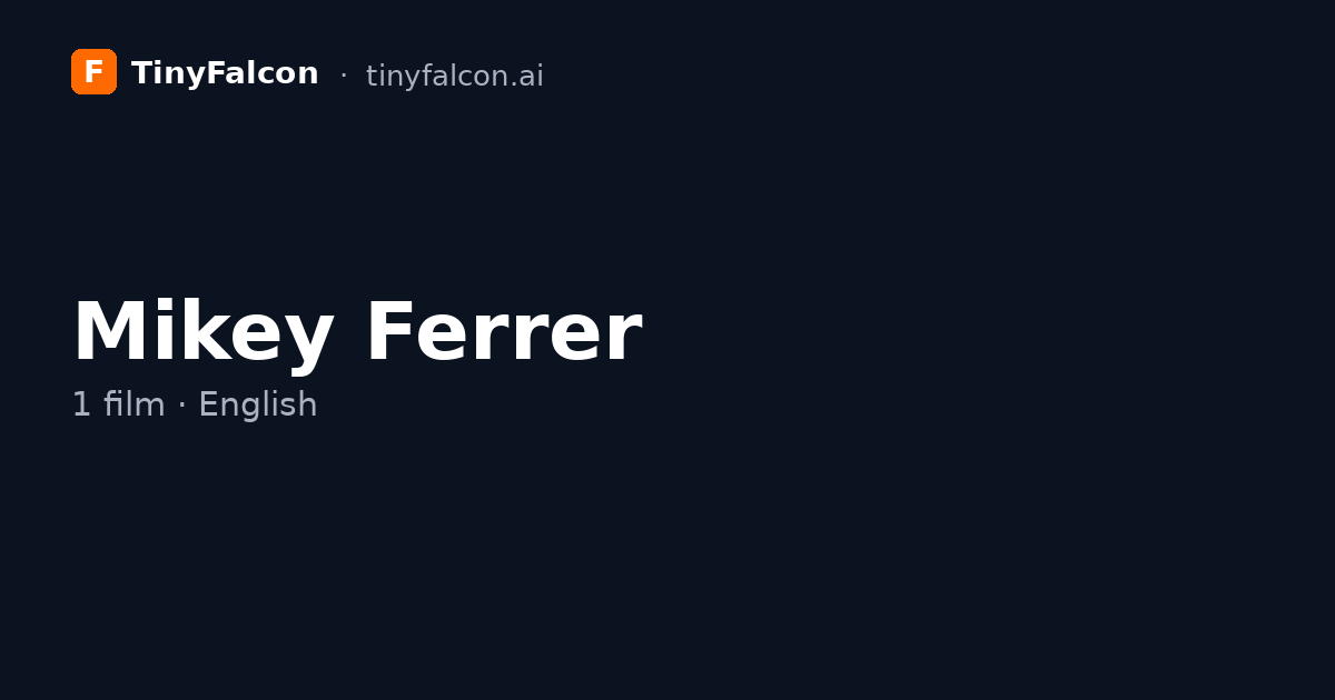 Mikey Ferrer