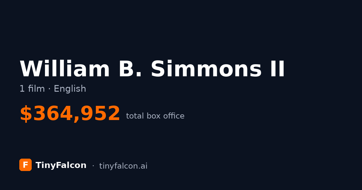 William B. Simmons II