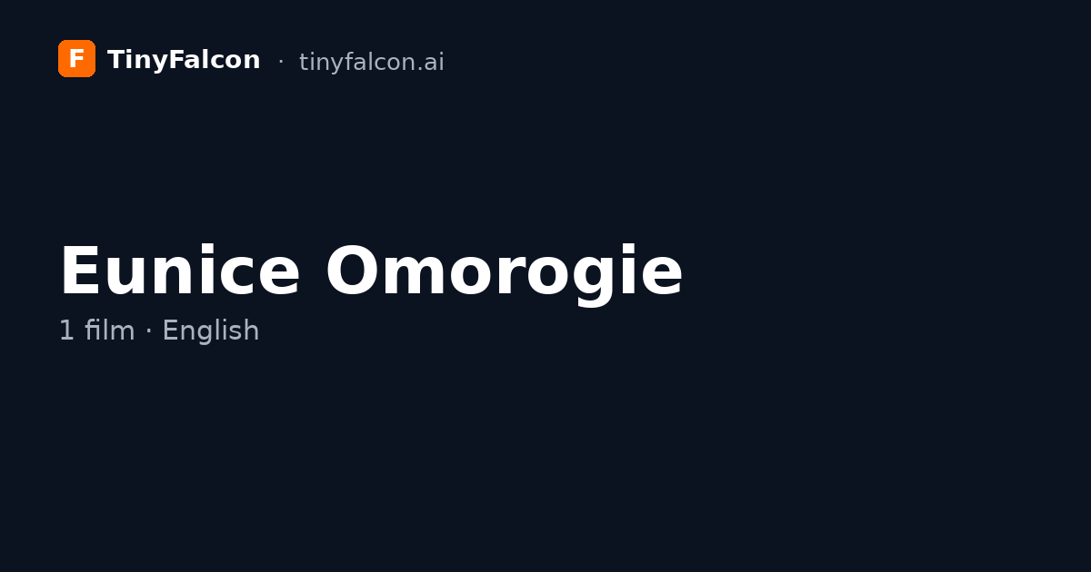 Eunice Omorogie