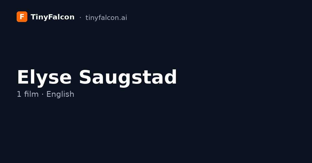Elyse Saugstad