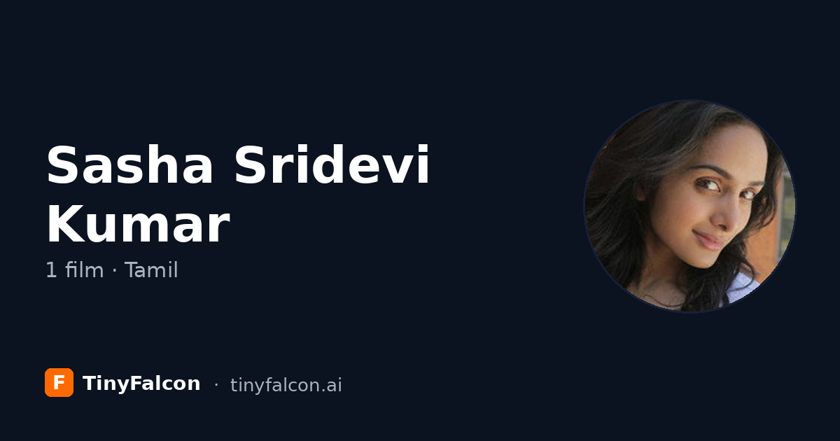 Sasha Sridevi Kumar