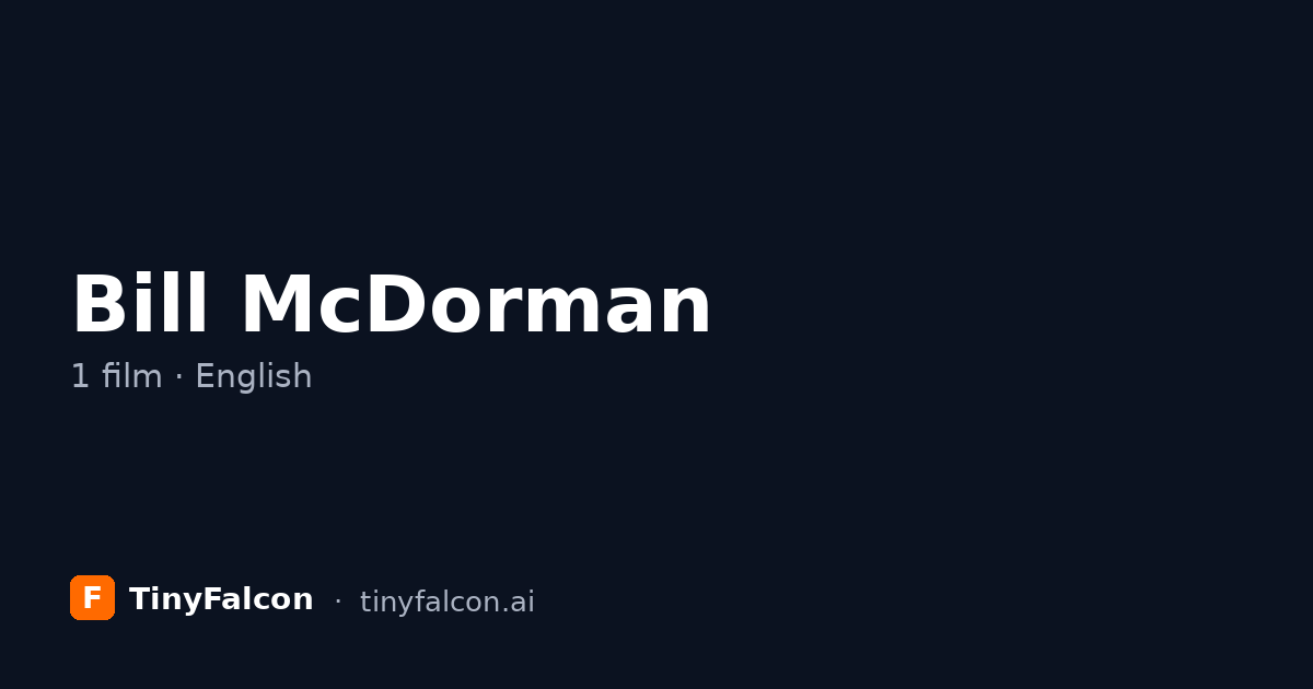 Bill McDorman