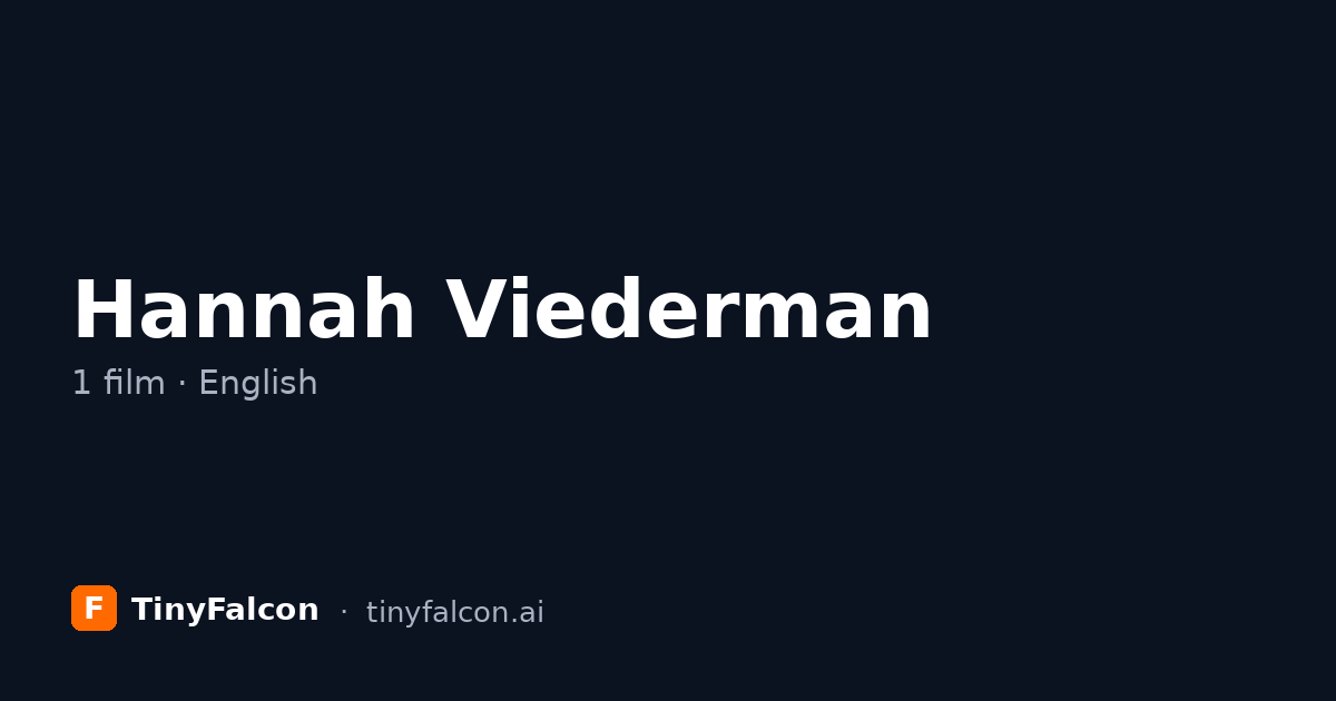 Hannah Viederman