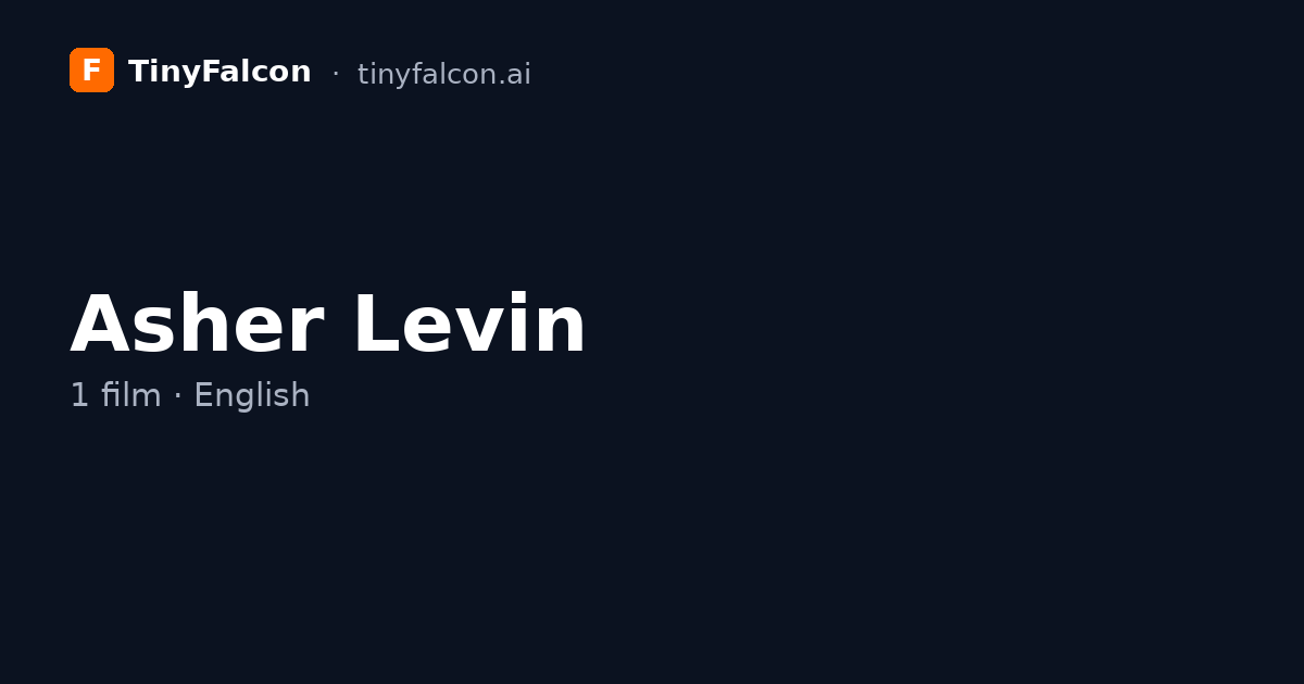 Asher Levin