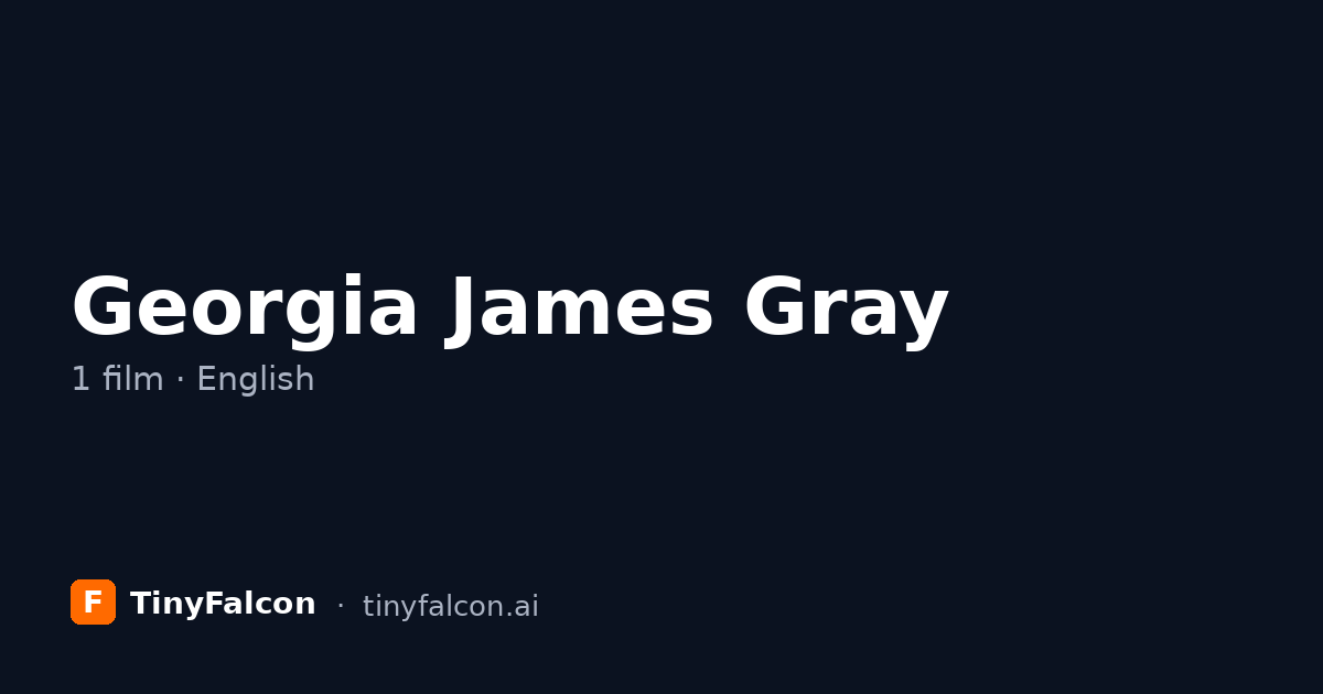 Georgia James Gray