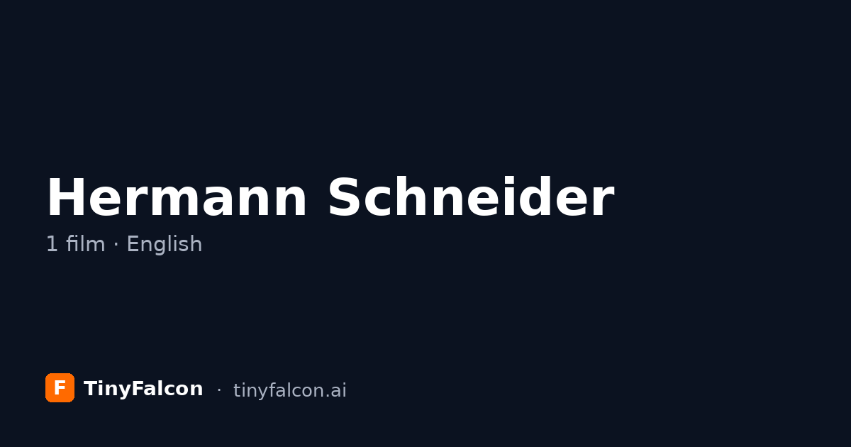 Hermann Schneider