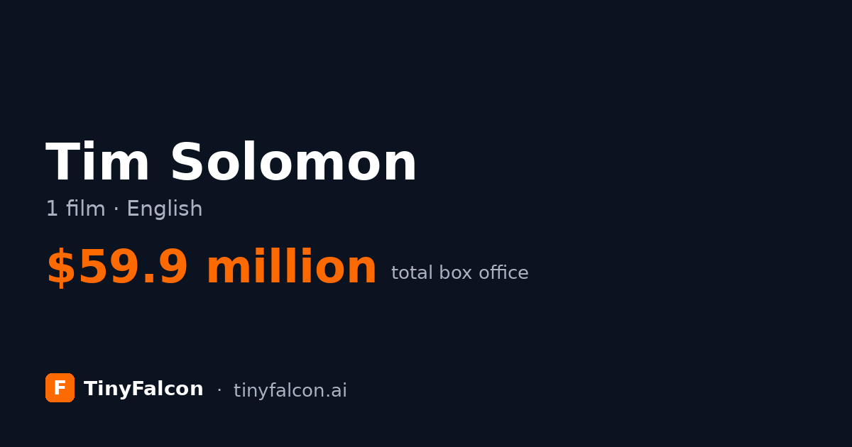 Tim Solomon