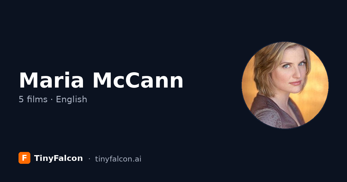 Maria McCann