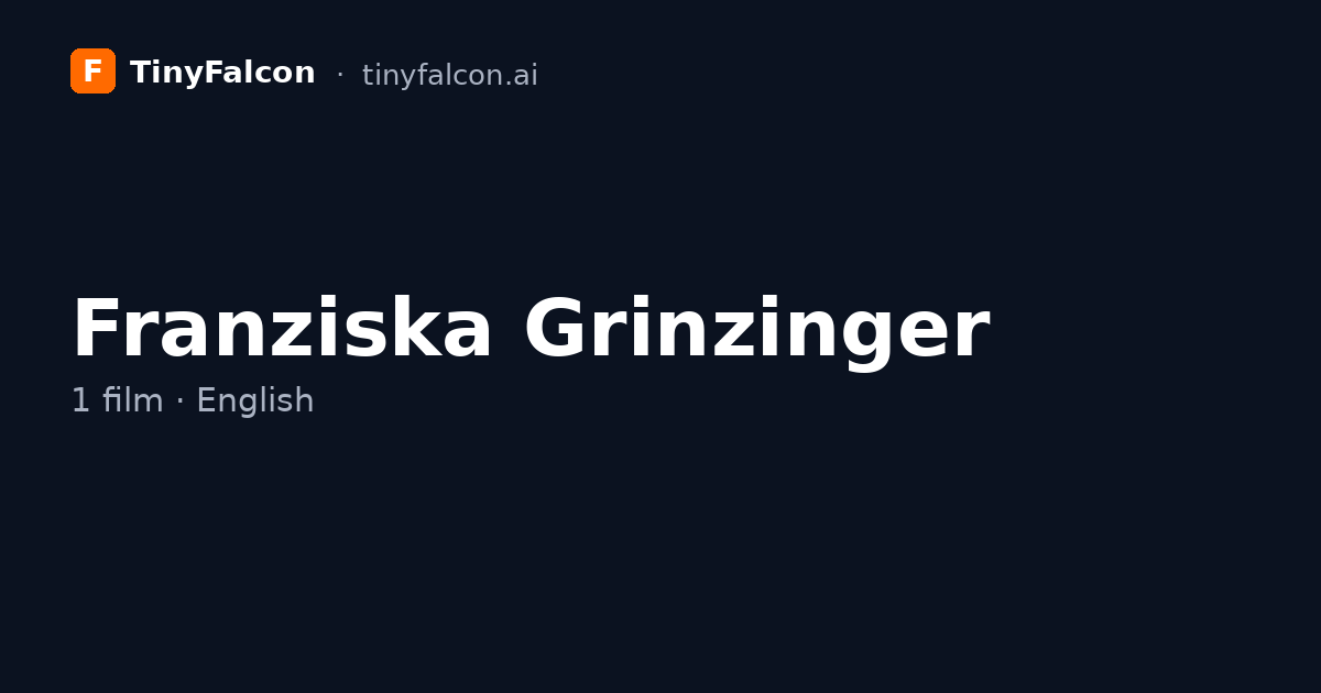 Franziska Grinzinger