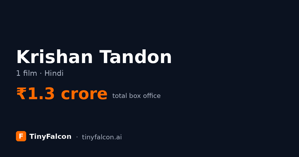 Krishan Tandon