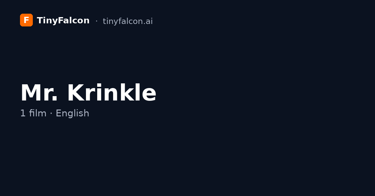 Mr. Krinkle
