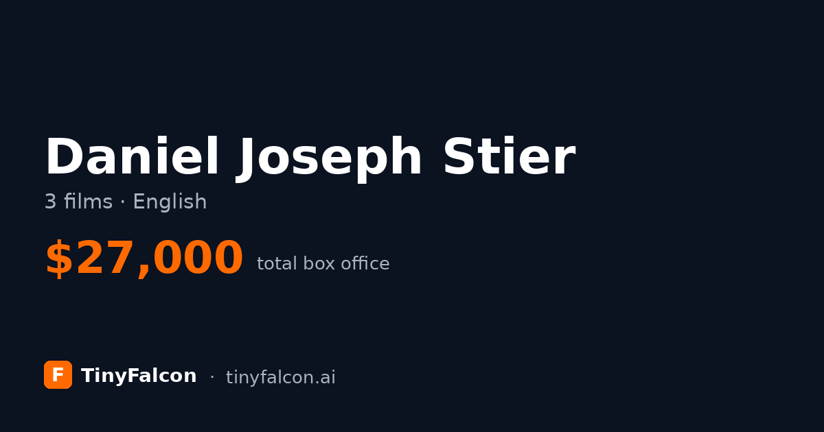 Daniel Joseph Stier