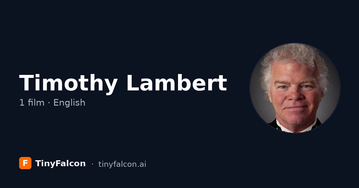 Timothy Lambert
