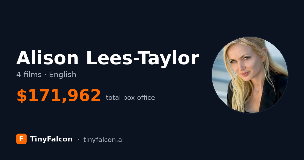 Alison Lees-Taylor